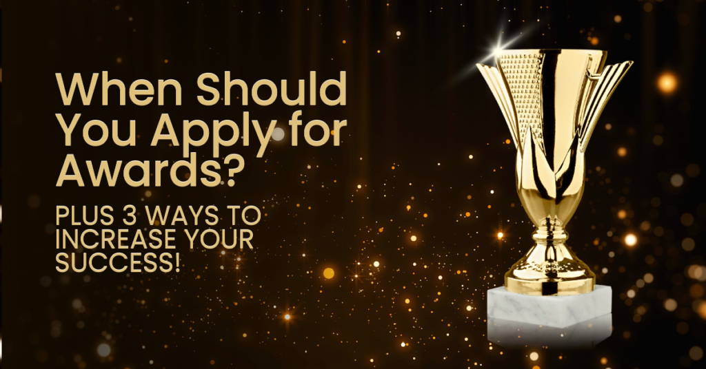 Awards and recognition helps your business stand out from the competition.